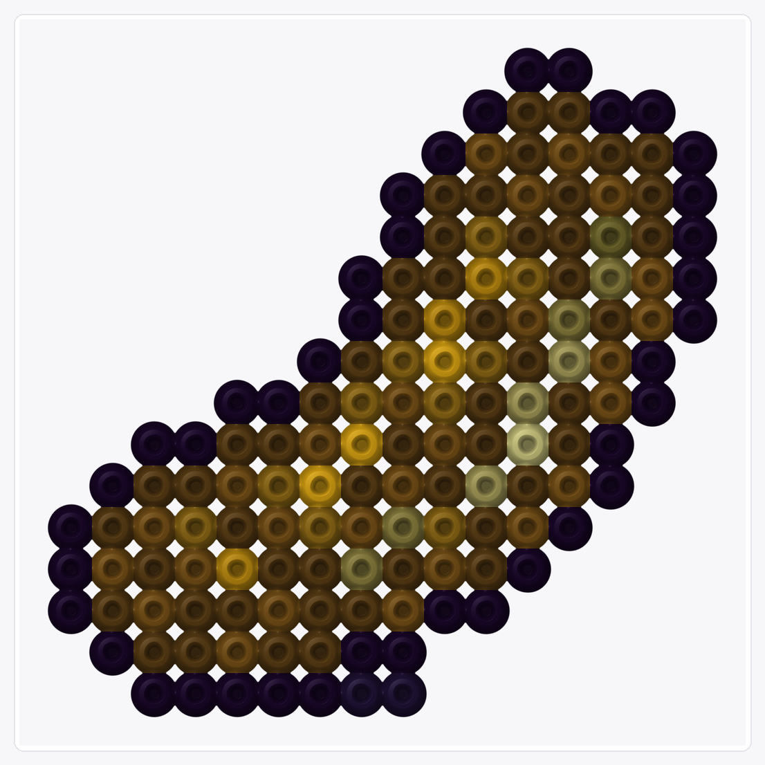 Pickle — Perler Bead Pattern — 16×16 perler bead pattern chart