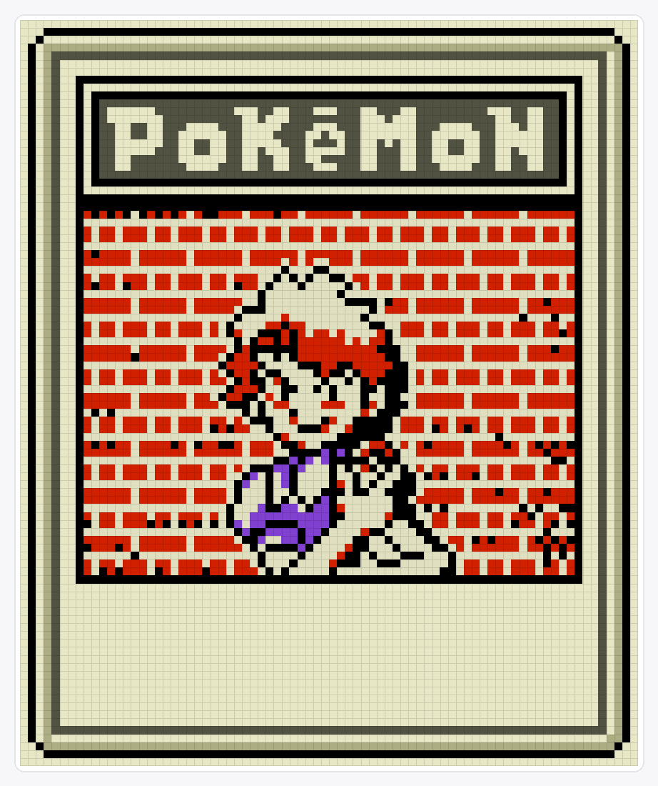 Bill TCG — 94×78 loom bead pattern chart