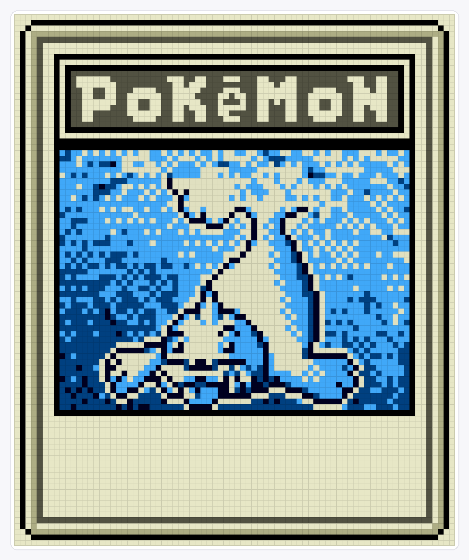 #086 Seel TCG — 94×78 loom bead pattern chart