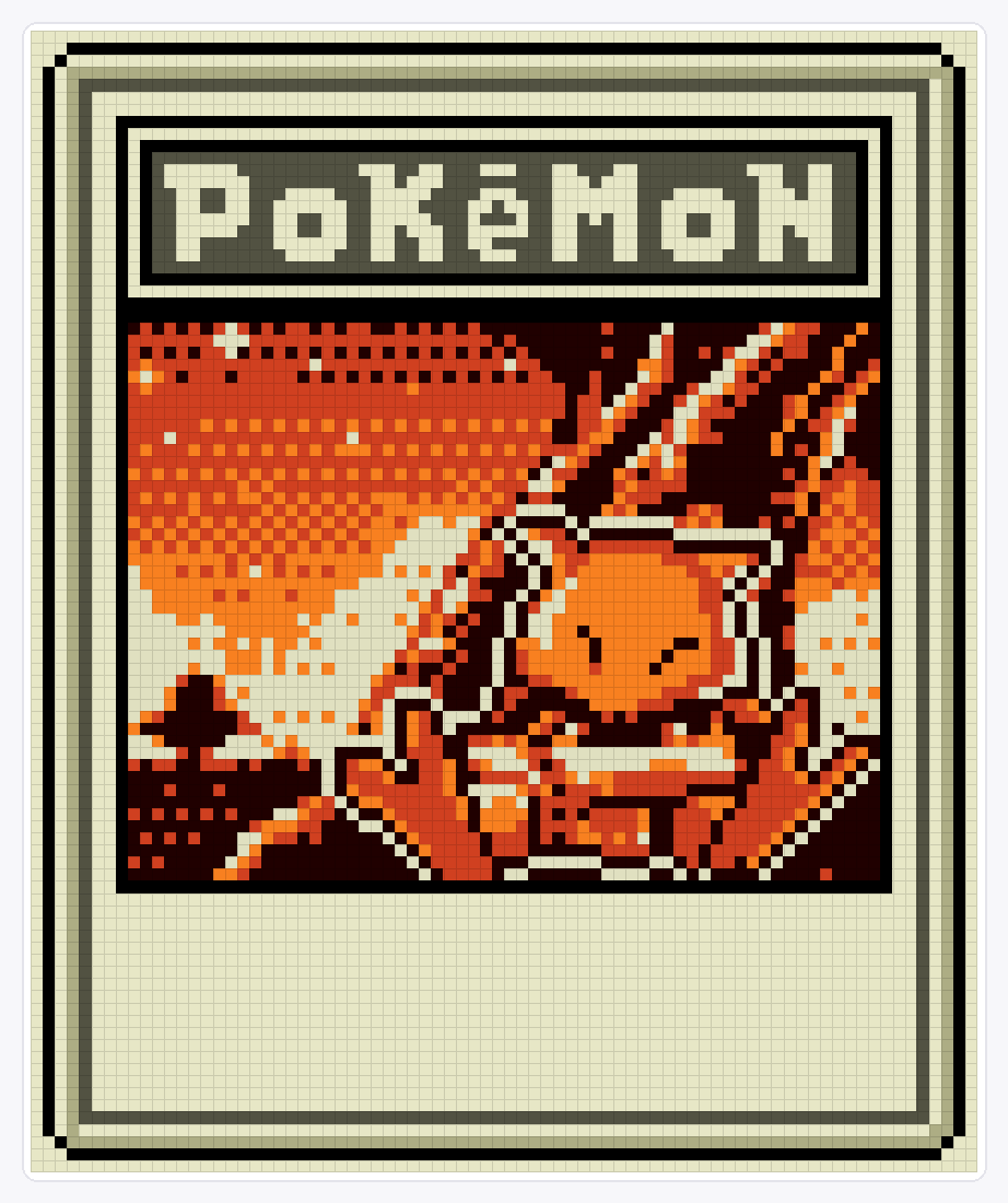 #063 Abra TCG — 94×78 loom bead pattern chart