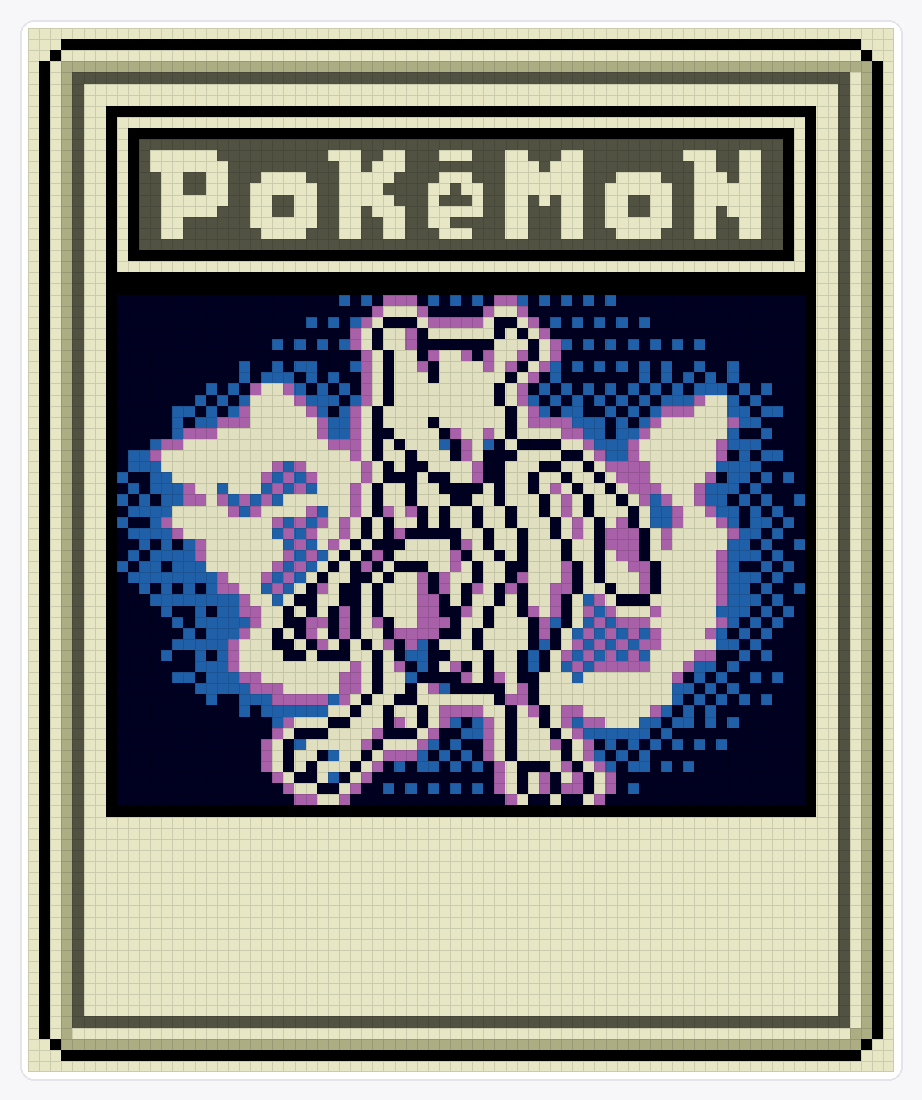 #150 Mewtwo TCG (2) — 94×78 loom bead pattern chart