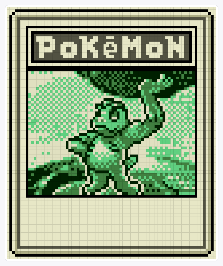 #066 Machop TCG — 94×78 loom bead pattern chart