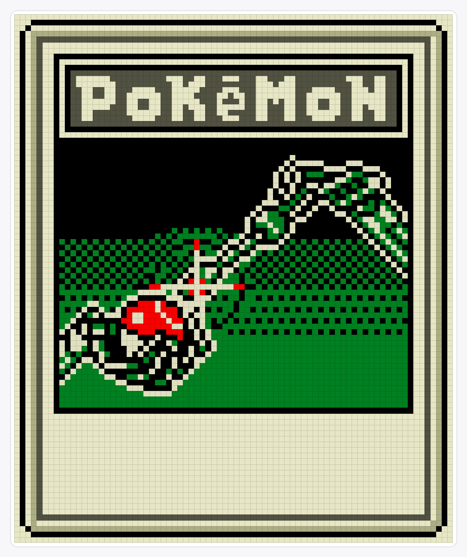 Maintenance TCG — 94×78 loom bead pattern chart