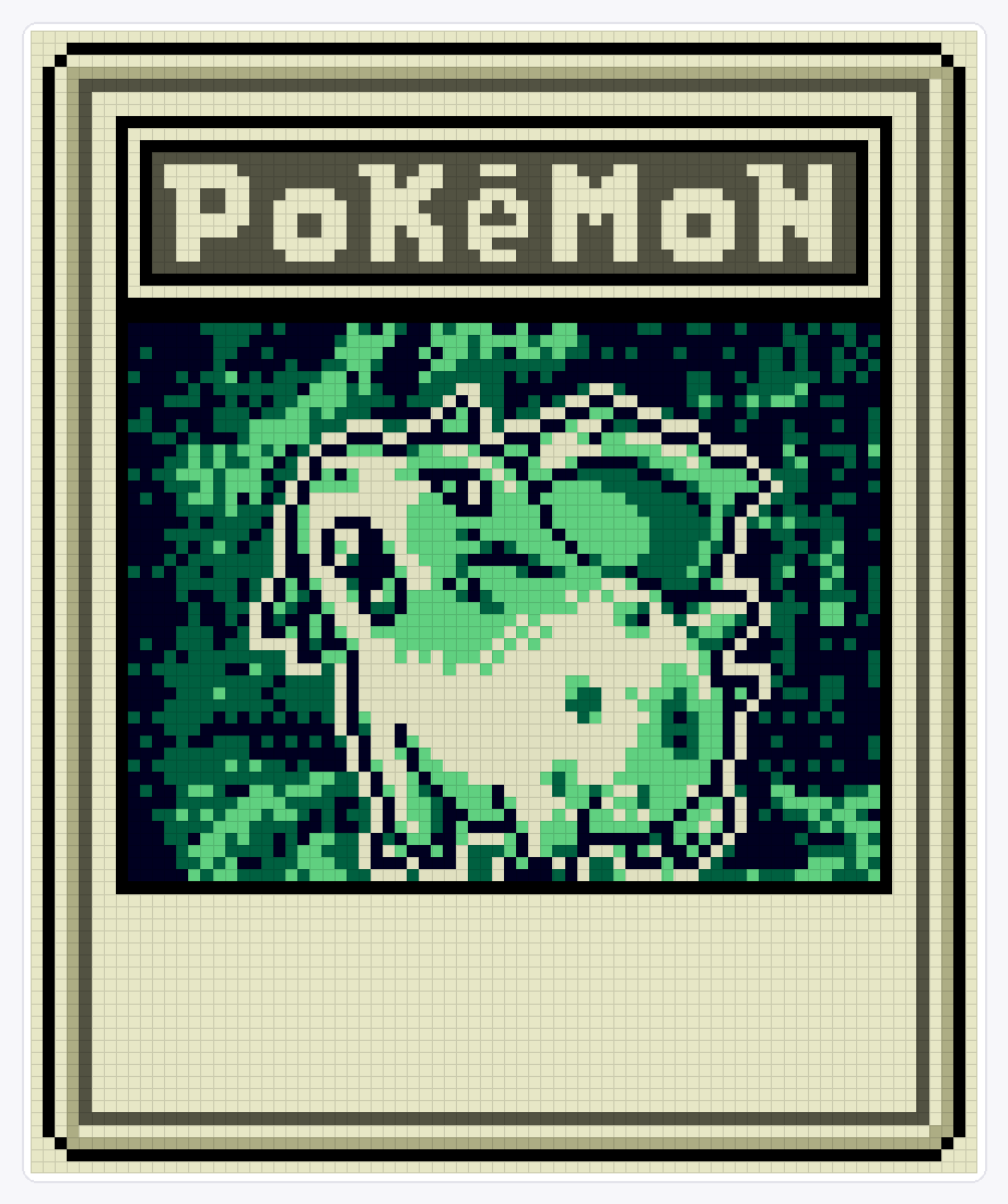 #029 Nidoran F TCG — 94×78 loom bead pattern chart