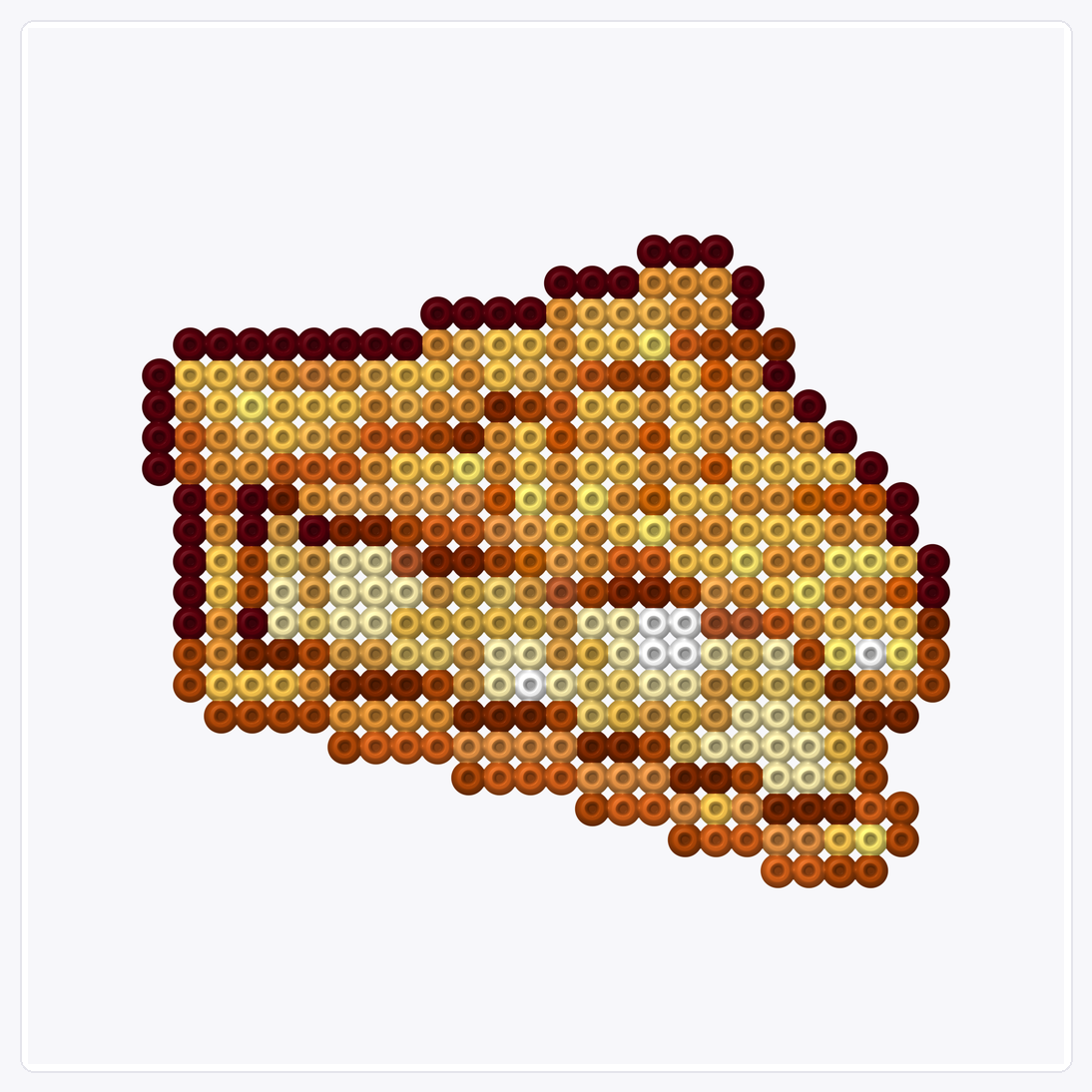Apple Pie — Perler Bead Pattern — 32×32 perler bead pattern chart