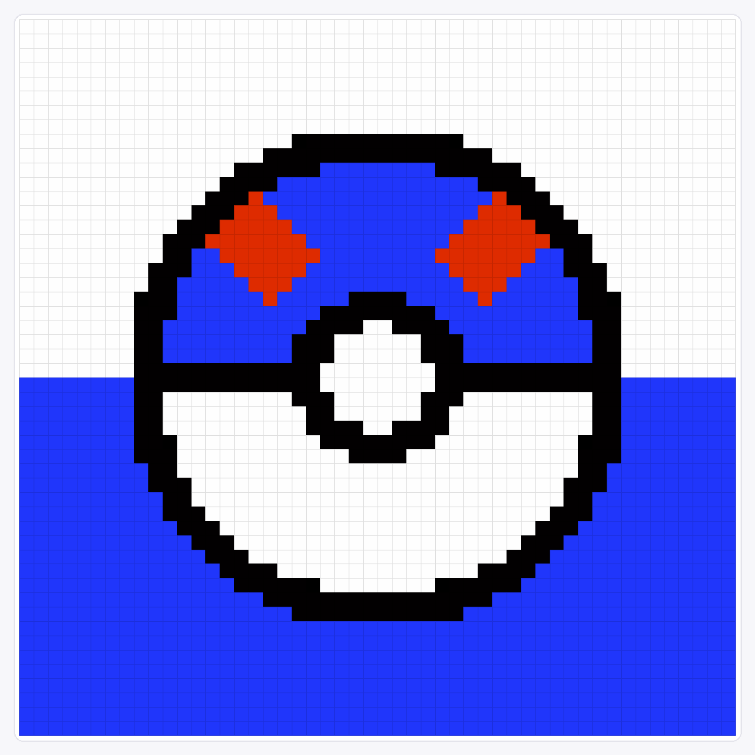 Greatball — 50×50 loom bead pattern chart