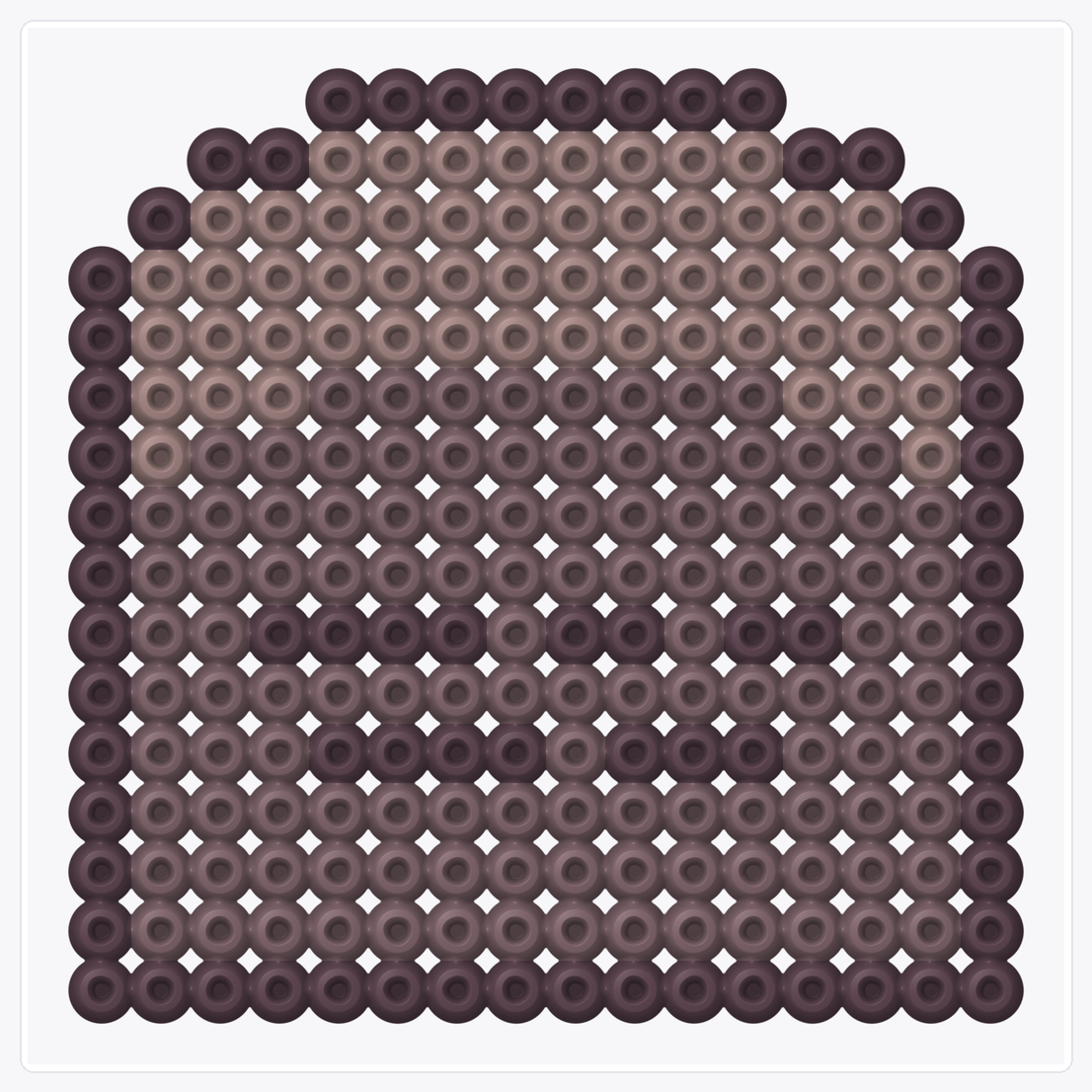 Tombstone — Perler Bead Pattern — 16×16 perler bead pattern chart