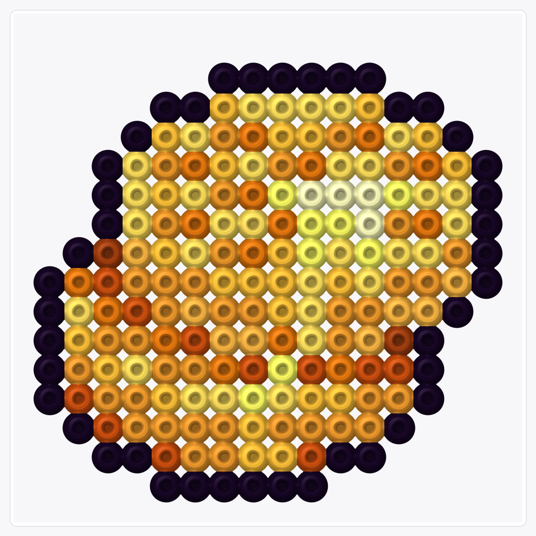 Waffles — Perler Bead Pattern — 16×16 perler bead pattern chart