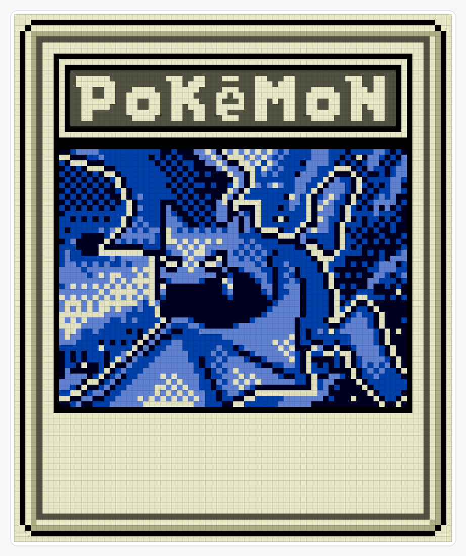 #042 Golbat TCG — 94×78 loom bead pattern chart