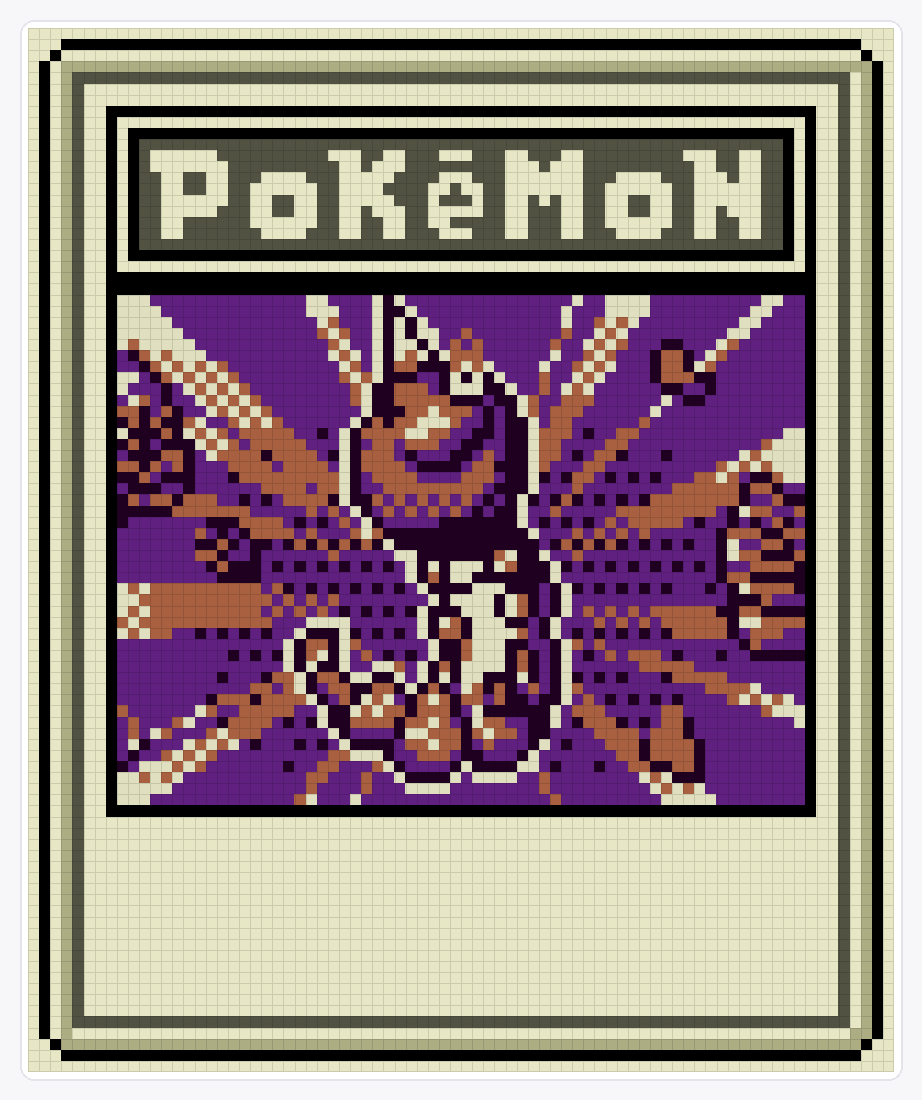 Gust of Wind TCG — 94×78 loom bead pattern chart