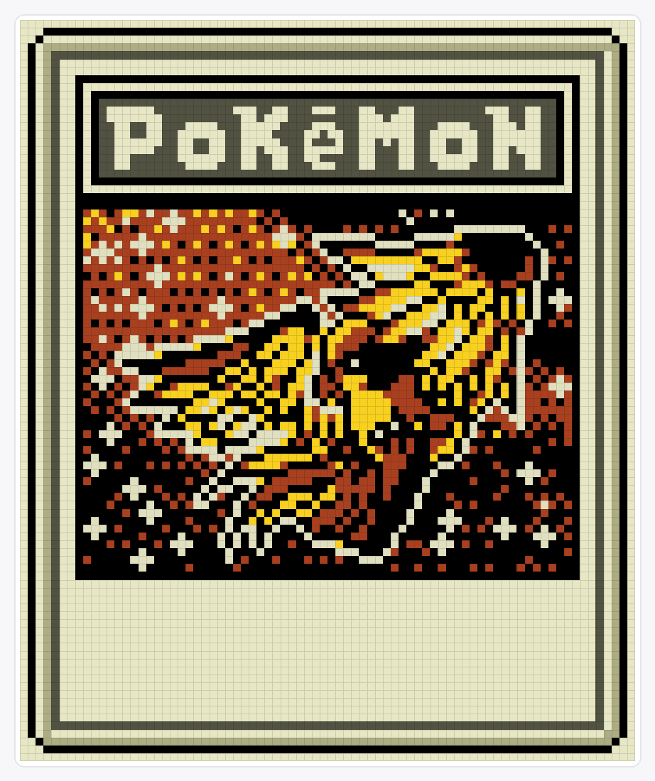 #018 Pidgeot TCG (2) — 94×78 loom bead pattern chart