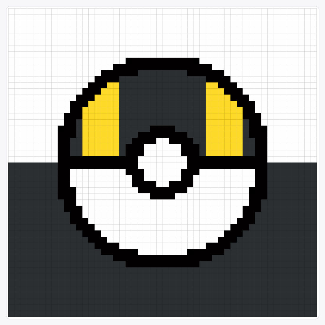 Ultraball — 50×50 loom bead pattern chart