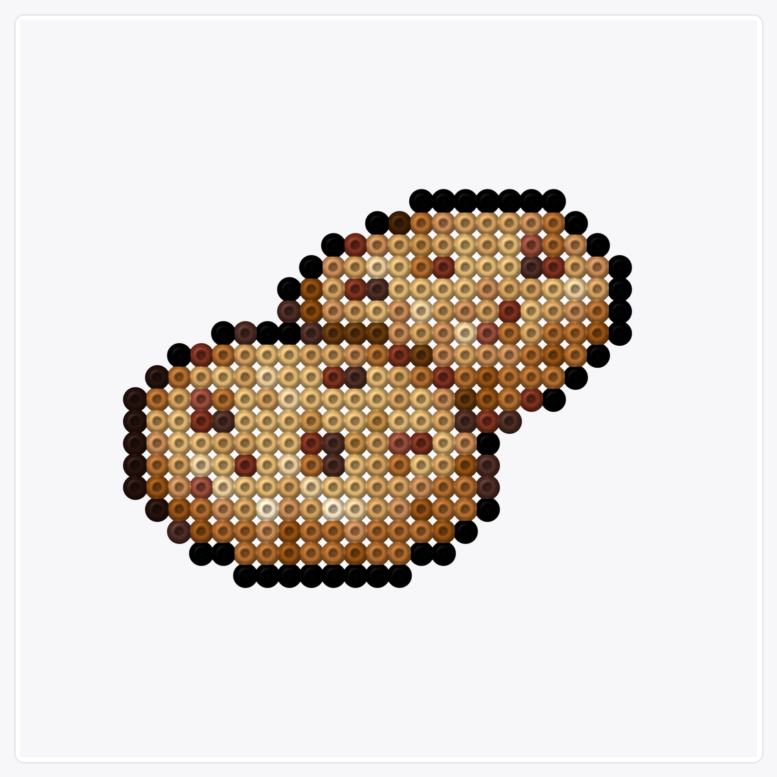 Cookies — Perler Bead Pattern — 32×32 perler bead pattern chart