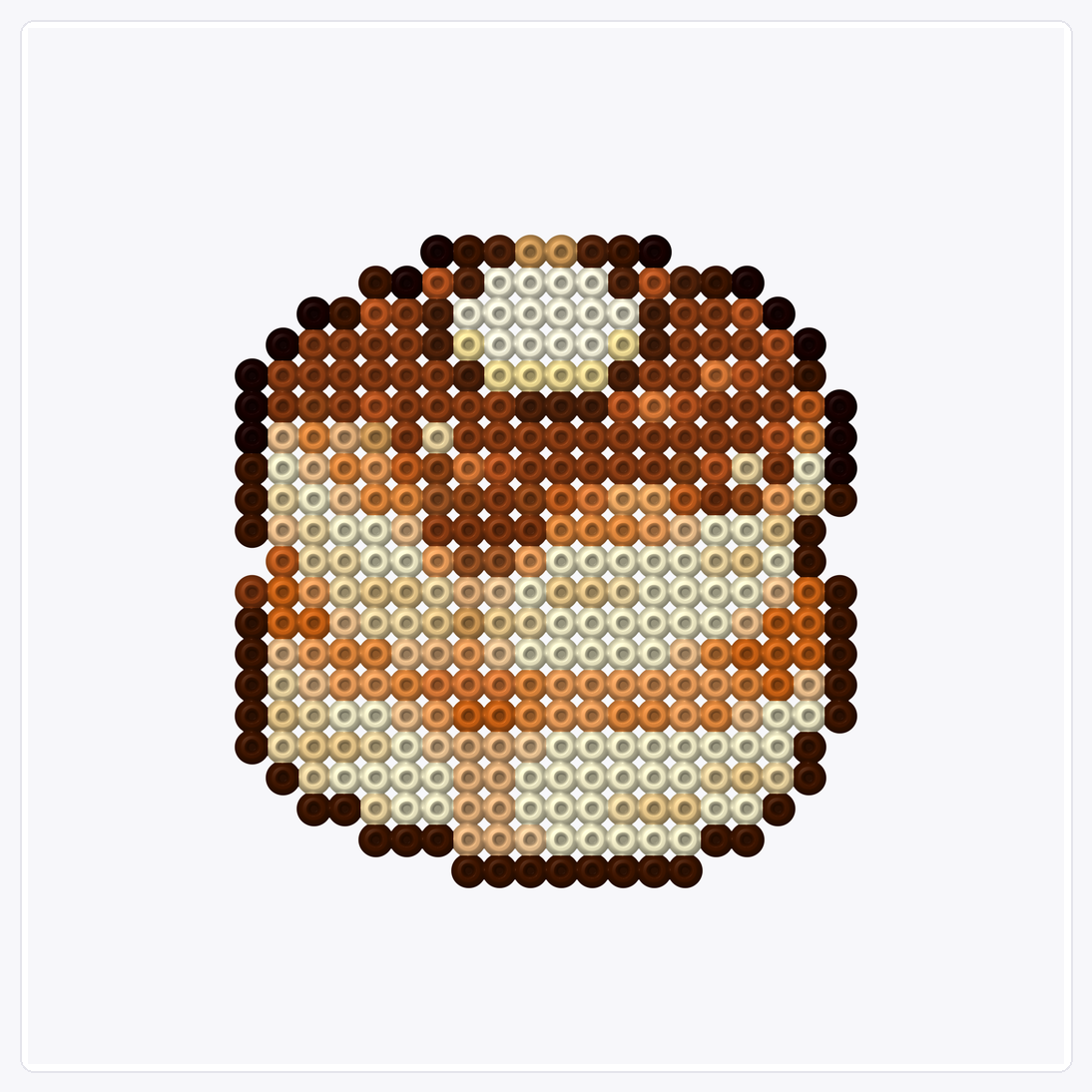 Pancakes — Perler Bead Pattern — 32×32 perler bead pattern chart