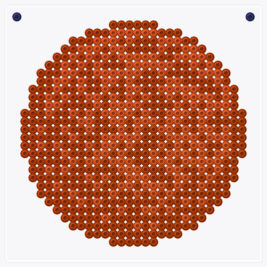 Mars — Perler Bead Pattern — 30×30 perler bead pattern chart