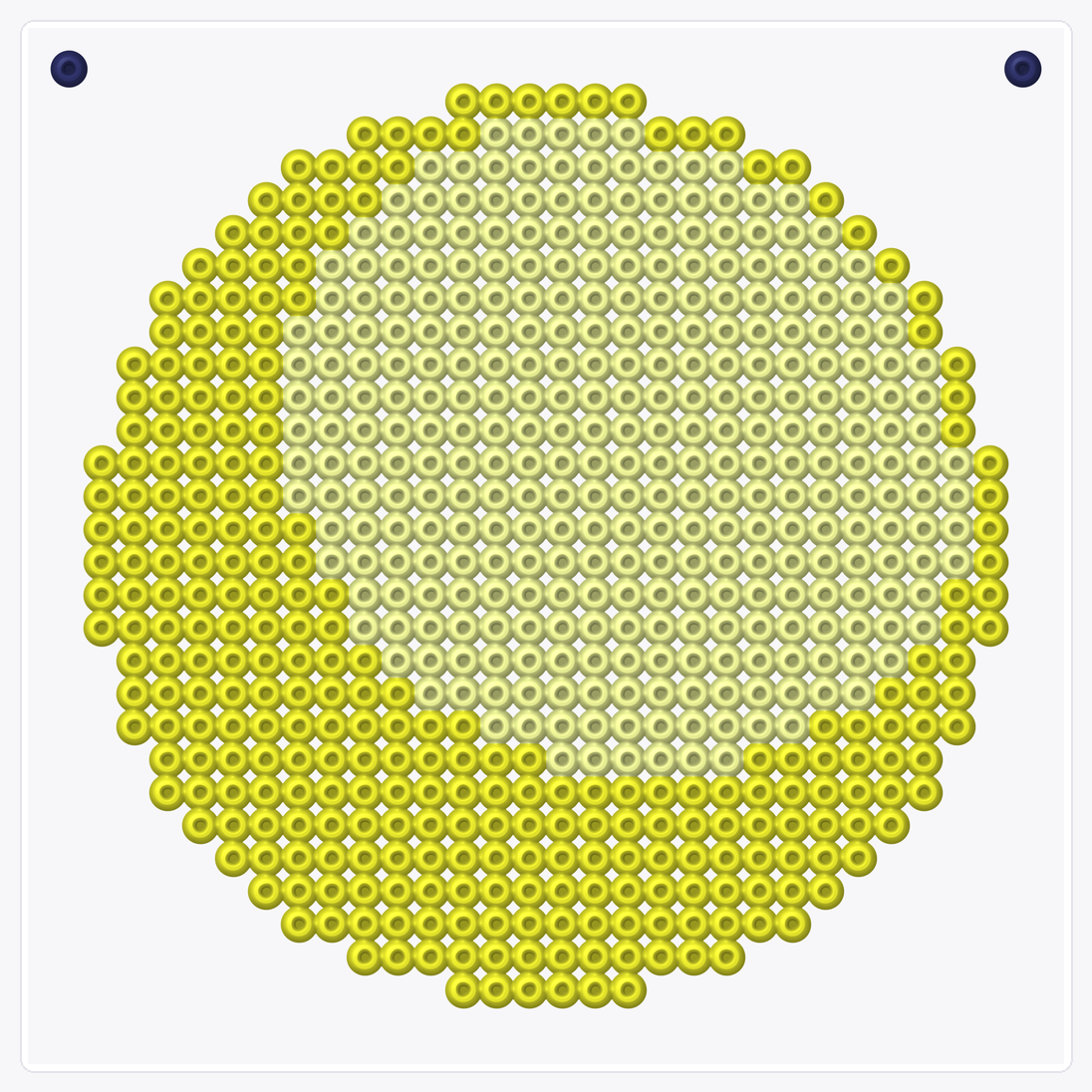 Sun — Perler Bead Pattern — 30×30 perler bead pattern chart