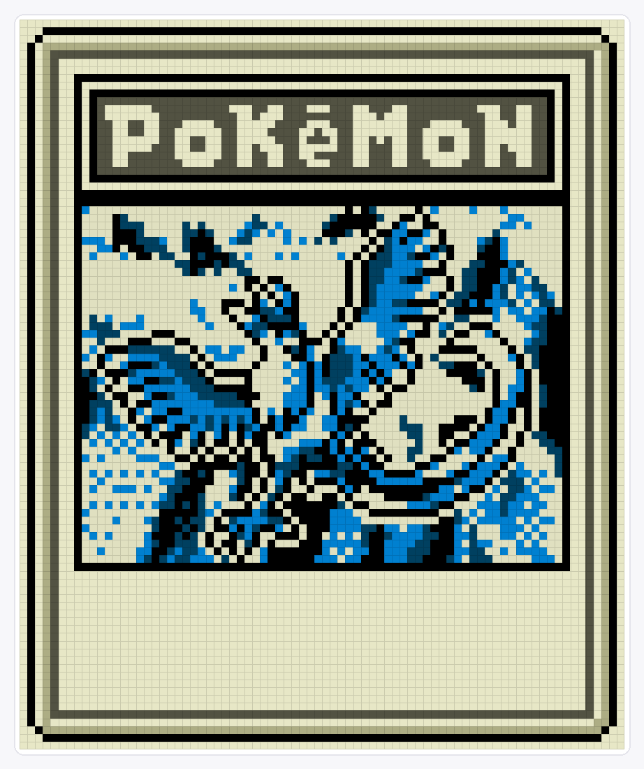 #144 Articuno TCG (2) — 94×78 loom bead pattern chart