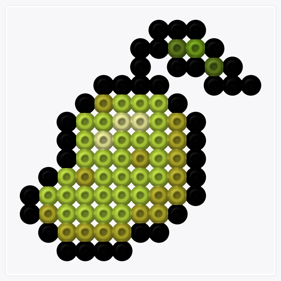 Mango — Perler Bead Pattern — 13×13 perler bead pattern chart