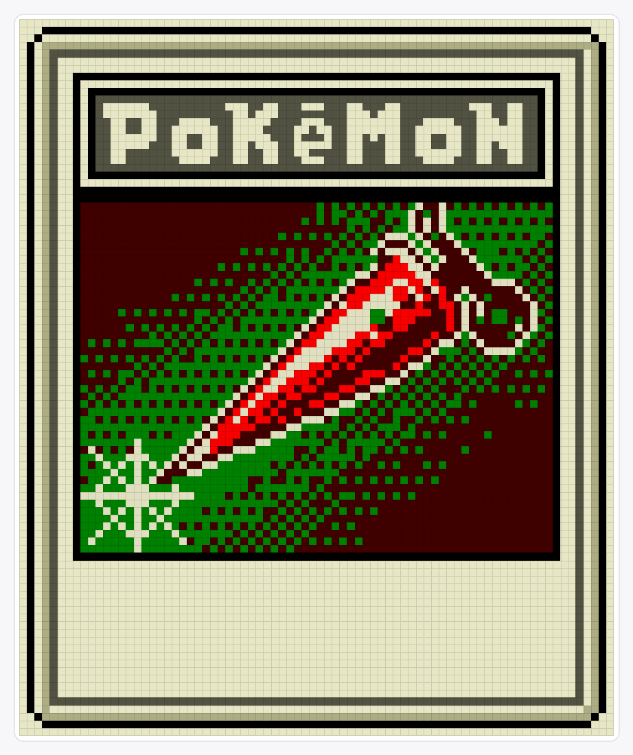 Full Heal TCG — 94×78 loom bead pattern chart
