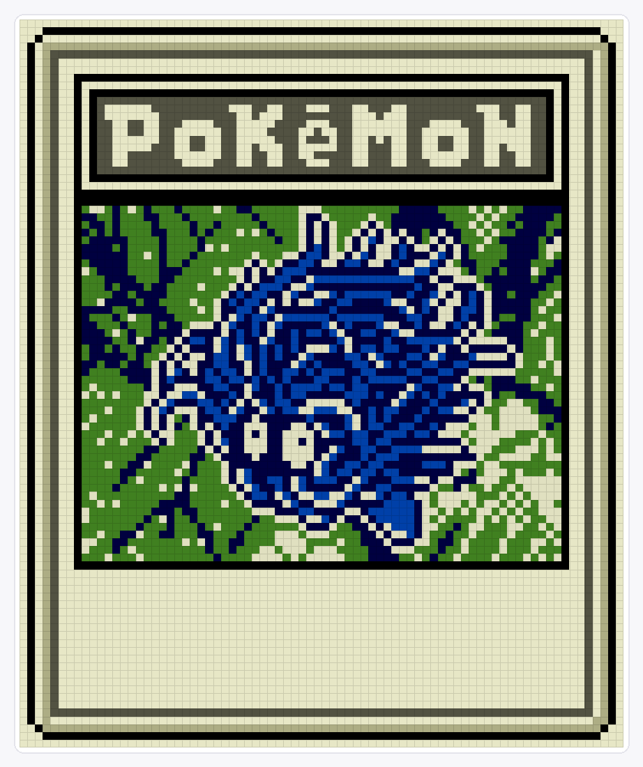 #114 Tangela TCG (2) — 94×78 loom bead pattern chart