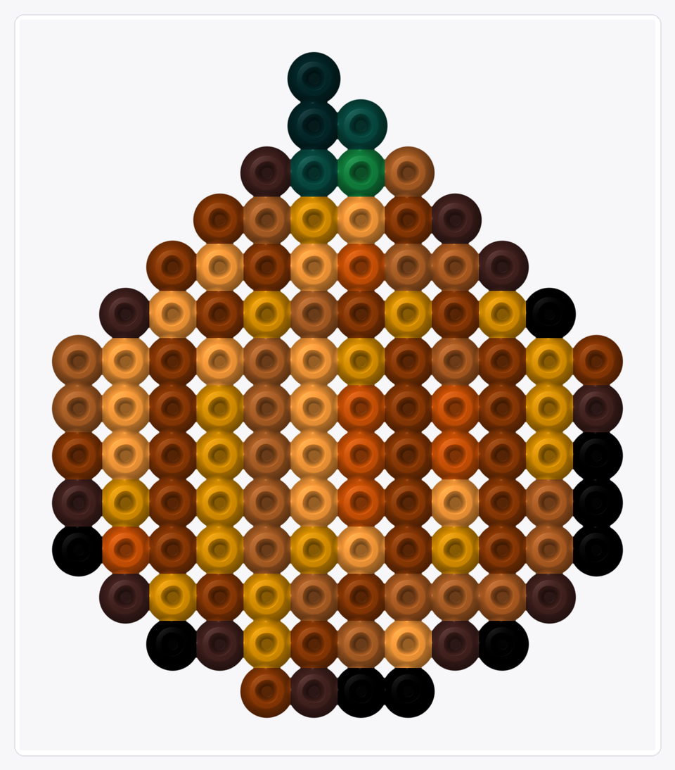 Onion — Perler Bead Pattern — 14×12 perler bead pattern chart