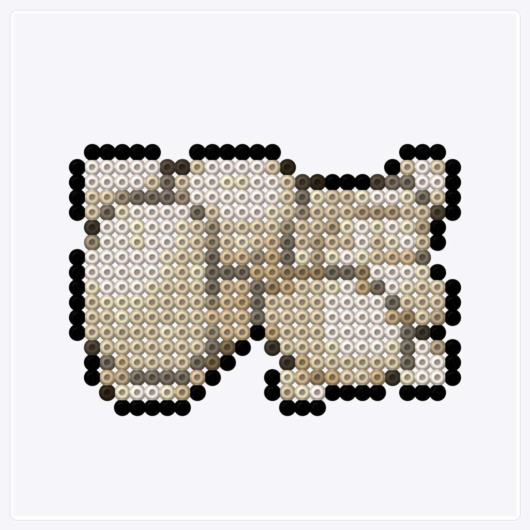 Mushrooms — Perler Bead Pattern — 32×32 perler bead pattern chart