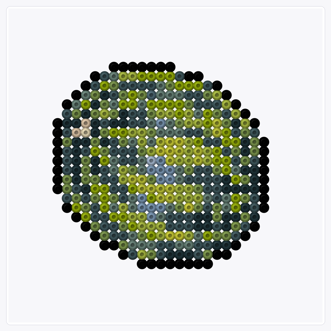 Watermelon — Perler Bead Pattern — 32×32 perler bead pattern chart