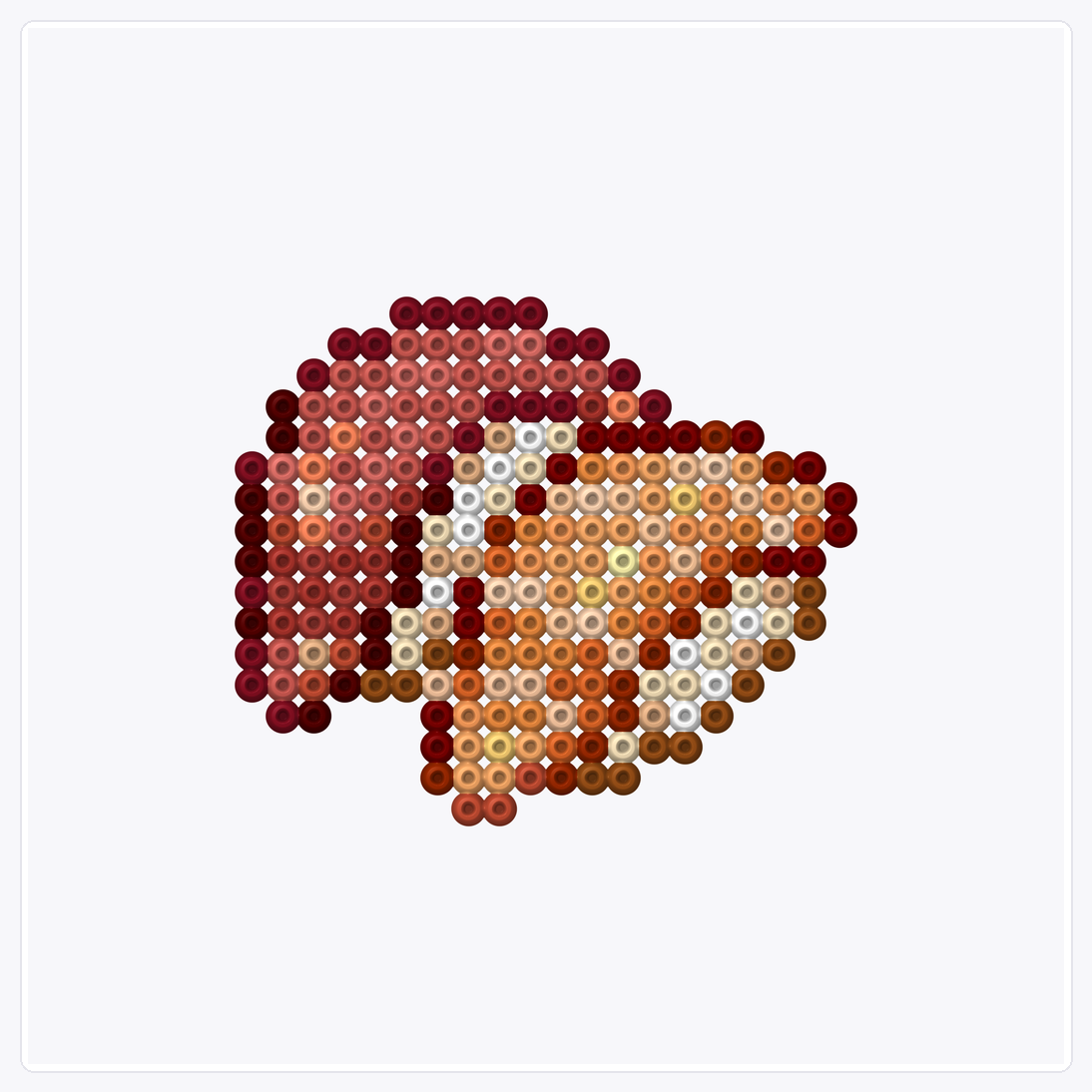 Sushi — Perler Bead Pattern — 32×32 perler bead pattern chart