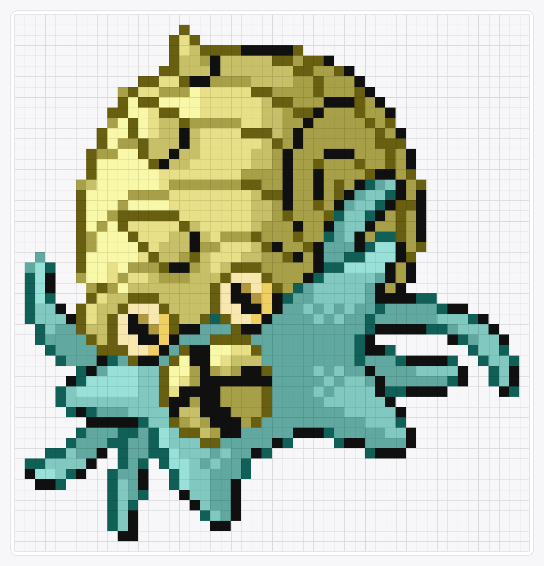 #139 Omastar — 52×50 loom bead pattern chart