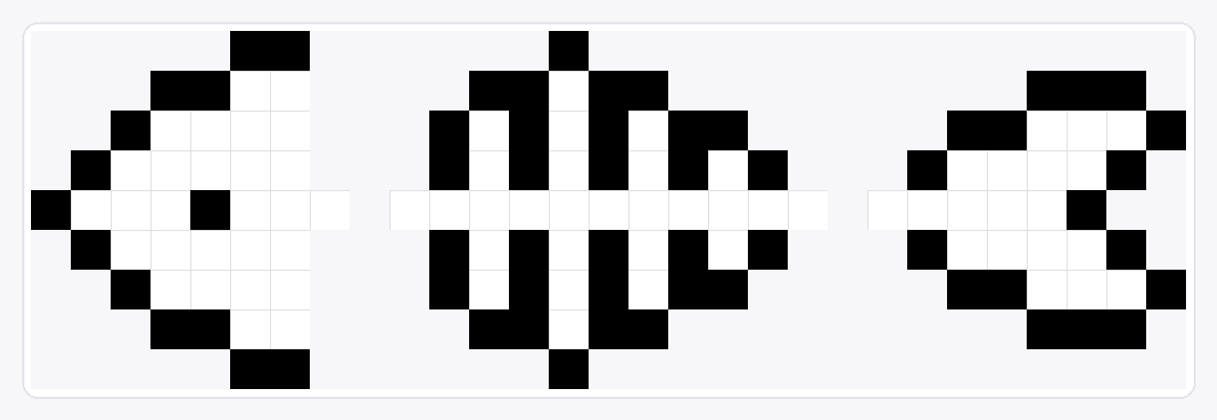 Fishbone — 9×29 loom bead pattern chart