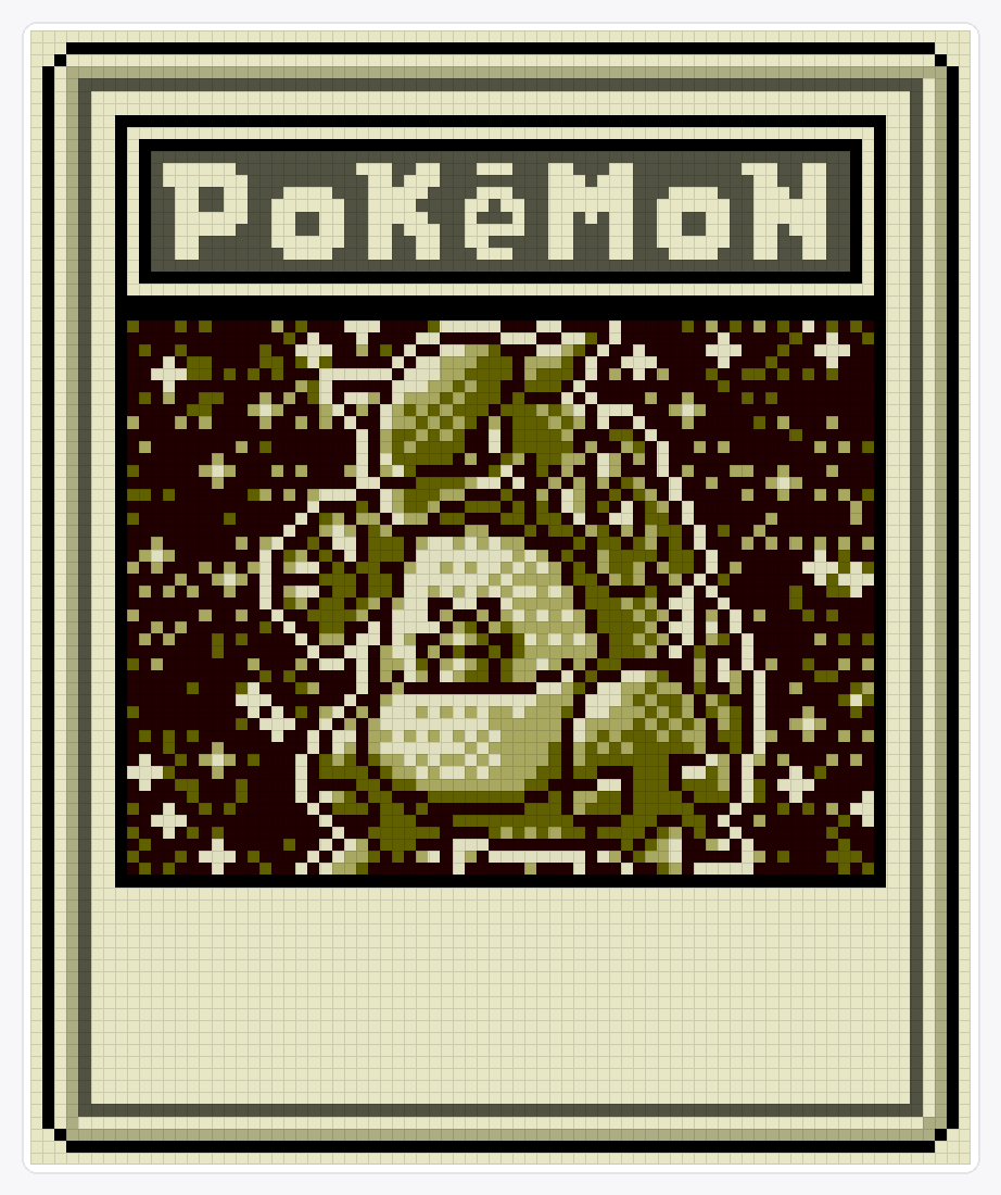 #115 Kangaskhan TCG — 94×78 loom bead pattern chart